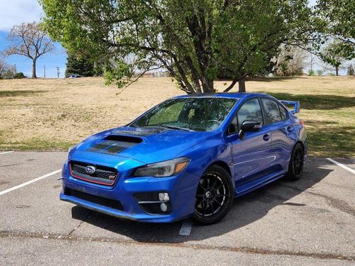 BLUE 2015 Subaru WRX STI Limited