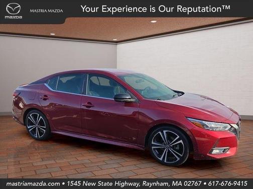 Scarlet Ember 2021 Nissan Sentra SR