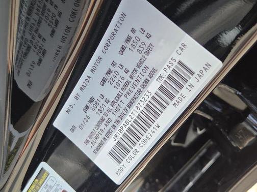 Jet Black Mica 2026 Mazda Mazda3 FWD w/Select Package