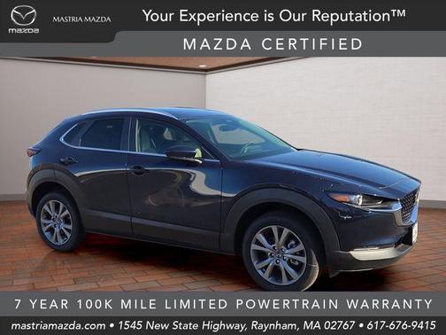 Deep Crystal Blue Mica 2025 Mazda CX-30 2.5 S Preferred Package