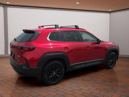 Soul Red Crystal Metallic 2025 Mazda CX-50 Hybrid Premium Package