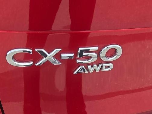 Soul Red Crystal Metallic 2025 Mazda CX-50 Hybrid Premium Package