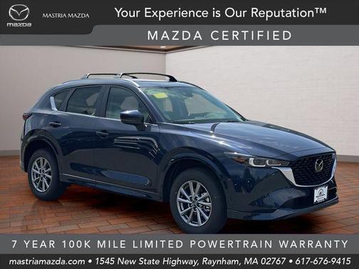 Deep Crystal Blue Mica 2025 Mazda CX-5 2.5 S Preferred Package