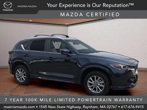 Deep Crystal Blue Mica 2025 Mazda CX-5 2.5 S Preferred Package