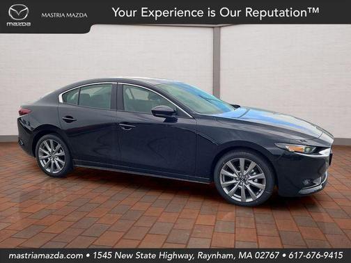 Jet Black Mica 2026 Mazda Mazda3 FWD w/Preferred Package