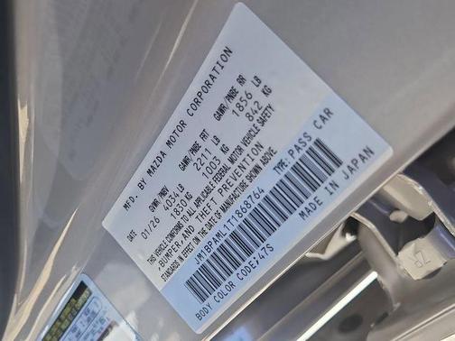 Platinum Quartz Metallic 2026 Mazda Mazda3 FWD w/Premium Package