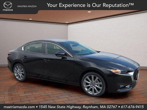 Jet Black Mica 2026 Mazda Mazda3 FWD w/Preferred Package