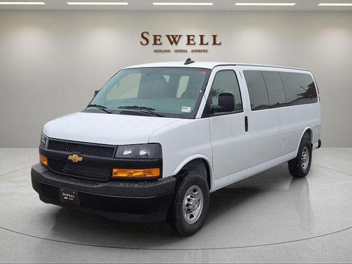 Summit White 2026 Chevrolet Express 3500 3500 Extended Wheelbase, LS, RWD