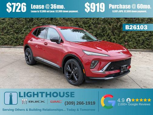 Brilliant Red 2026 Buick Envision Sport Touring AWD