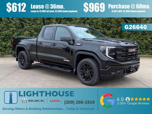 Onyx Black 2026 GMC Sierra 1500 Elevation