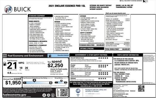 2021 Buick Enclave FWD Essence