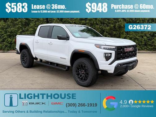 Summit White 2026 GMC Canyon Elevation