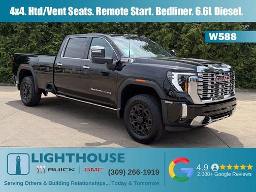 Onyx Black 2025 GMC Sierra 3500 Denali
