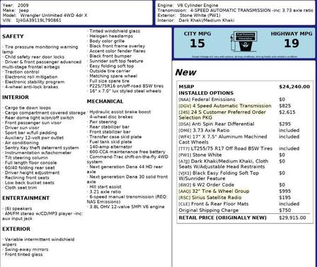 2009 Jeep Wrangler Unlimited X