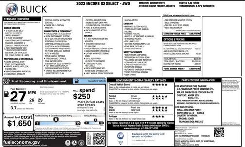 2023 Buick Encore GX Select