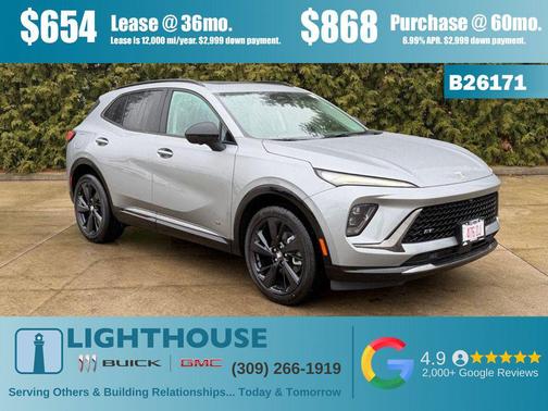 Moonstone Gray Metallic 2026 Buick Envision Sport Touring AWD
