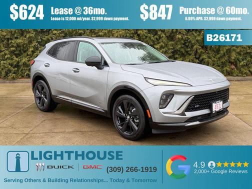 Moonstone Gray Metallic 2026 Buick Envision Sport Touring AWD