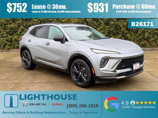 Moonstone Gray Metallic 2026 Buick Envision Sport Touring AWD