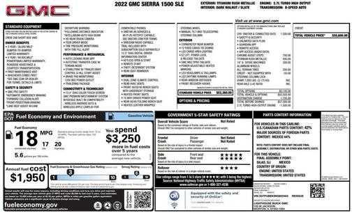 2022 GMC Sierra 1500 SLE