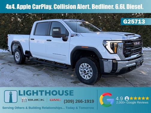 Summit White 2025 GMC Sierra 2500 Pro Truck