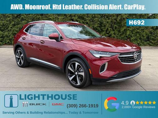 Cinnabar Metallic 2021 Buick Envision AWD Essence