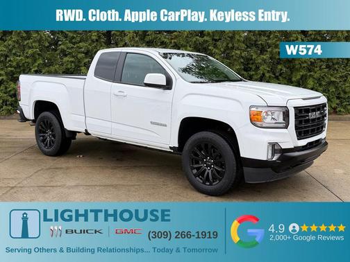 Summit White 2022 GMC Canyon Elevation
