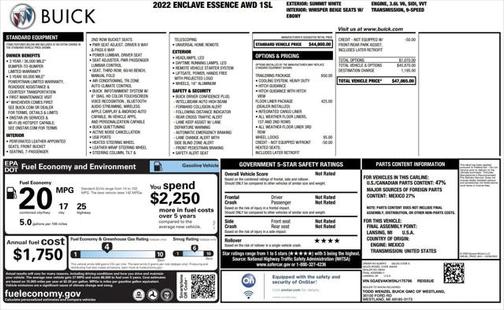2022 Buick Enclave AWD Essence