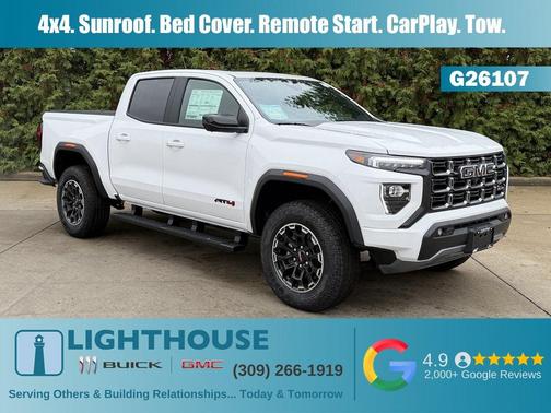 Summit White 2026 GMC Canyon AT4 Truck