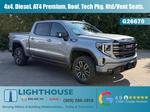 Sterling Metallic 2026 GMC Sierra 1500 AT4