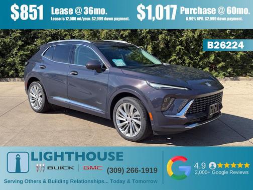 Midnight Opal 2026 Buick Envision Avenir AWD