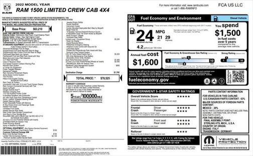 2022 RAM 1500 Limited