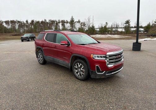 Volcanic Red Tintcoat 2023 GMC Acadia AWD SLE