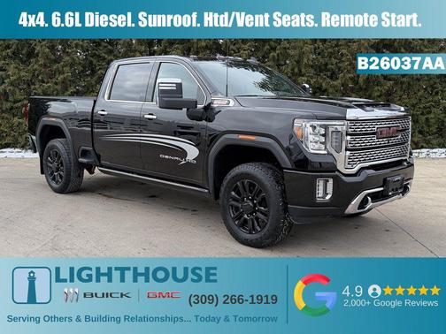 Ebony Twilight Metallic 2022 GMC Sierra 3500 Denali Truck