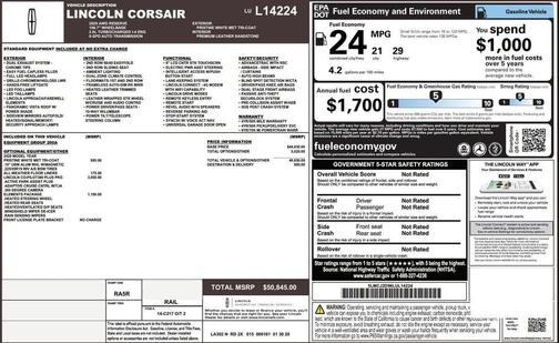 2020 Lincoln Corsair Reserve