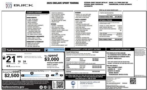 2025 Buick Enclave Sport Touring