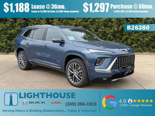 Ocean Blue Metallic 2026 Buick Enclave Avenir FWD