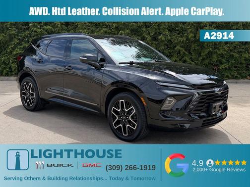 Black 2024 Chevrolet Blazer RS