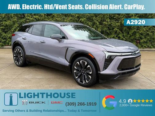 Galaxy Gray Metallic 2025 Chevrolet Blazer EV AWD RS