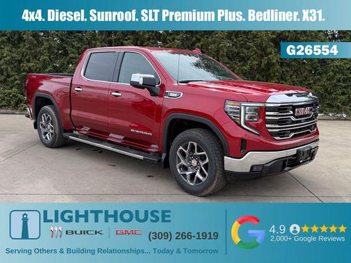 Volcanic Red Tintcoat 2026 GMC Sierra 1500 SLT