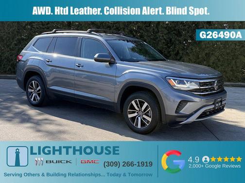 Platinum Gray Metallic 2022 Volkswagen Atlas 2.0T SE SUV