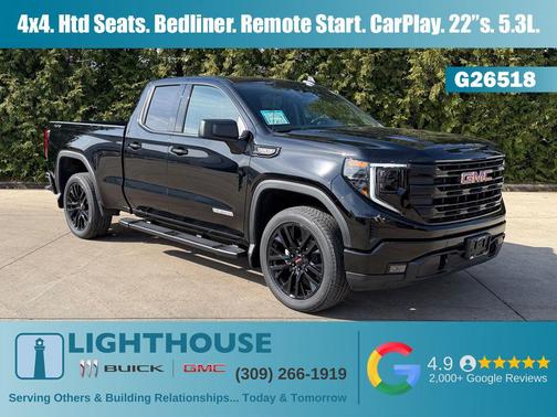 Onyx Black 2026 GMC Sierra 1500 Elevation