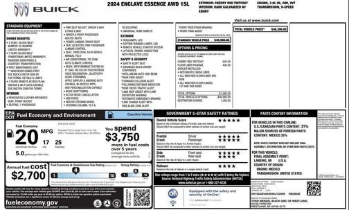 2024 Buick Enclave Essence AWD