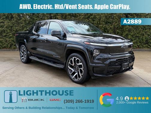 Black 2024 Chevrolet Silverado EV First-Edition RST 4WD Truck