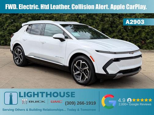 Summit White 2025 Chevrolet Equinox EV LT
