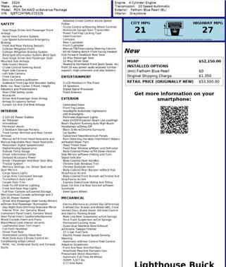 Fathom Blue Pearl 2024 Acura RDX Advance Package