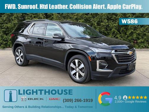 Mosaic Black Metallic 2023 Chevrolet Traverse LT Leather