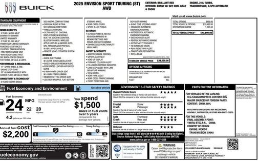 2025 Buick Envision Sport Touring AWD