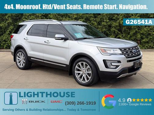 Ingot Silver 2017 Ford Explorer Limited