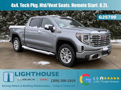 Sterling Metallic 2025 GMC Sierra 1500 Denali Truck