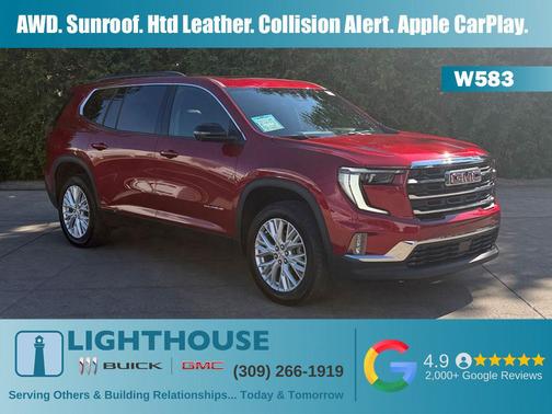 Volcanic Red Tintcoat 2025 GMC Acadia AWD Elevation